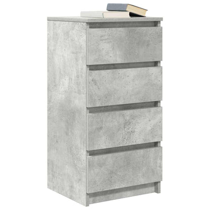 Sideboard Betongrau 37,5x35x76 cm Holzwerkstoff