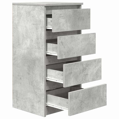 Sideboard Betongrau 37,5x35x76 cm Holzwerkstoff
