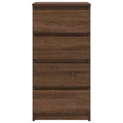 Sideboard Braun Eichen-Optik 37,5x35x76 cm Holzwerkstoff