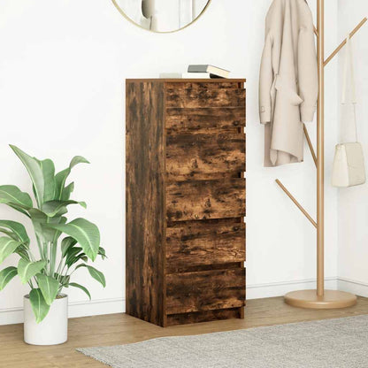 Sideboard mit Schubladen Räuchereiche 37,5x35x99 cm