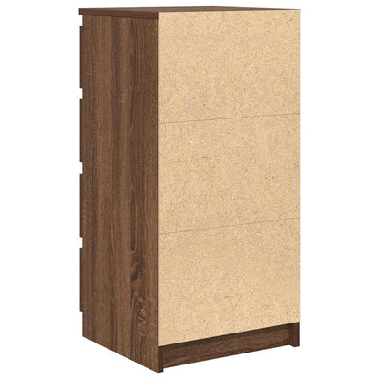 Sideboard mit Schubladen Braun Eichen-Optik 37,5x35x99 cm