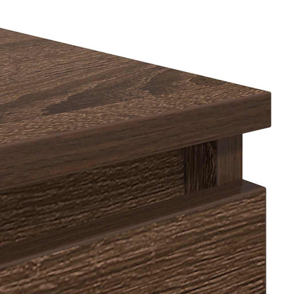 Sideboard mit Schubladen Braun Eichen-Optik 37,5x35x99 cm