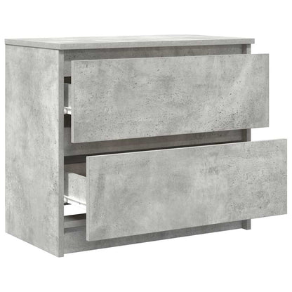 TV-Schrank Betongrau 60x35x54 cm Holzwerkstoff
