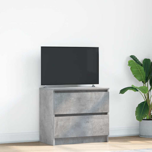 TV-Schrank Betongrau 60x35x54 cm Holzwerkstoff