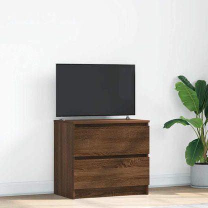 TV-Schrank Braun Eichen-Optik 60x35x54 cm Holzwerkstoff