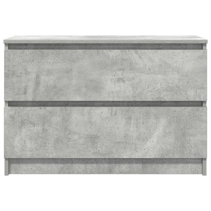 TV-Schrank Betongrau 80x35x54 cm Holzwerkstoff