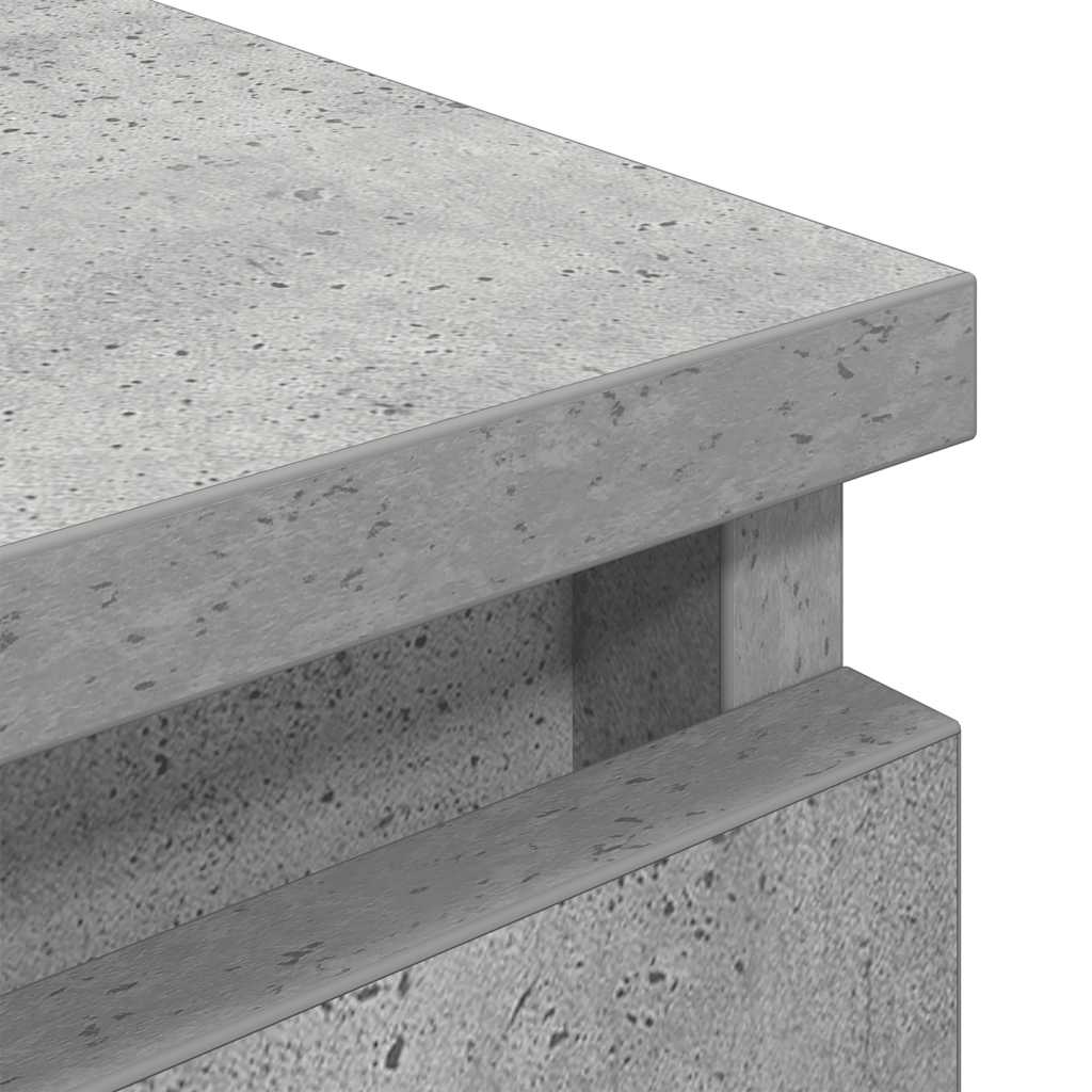 TV-Schrank Betongrau 80x35x54 cm Holzwerkstoff
