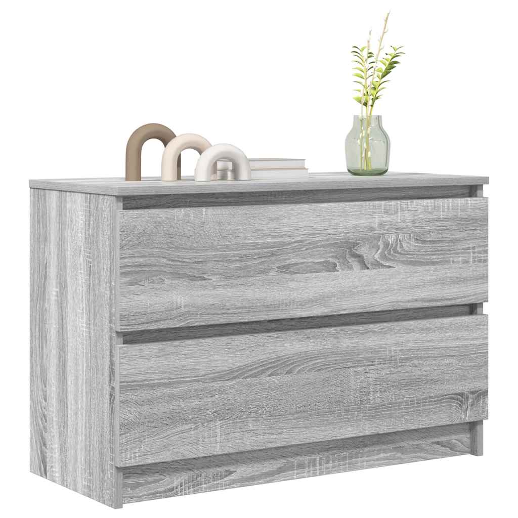 TV-Schrank Grau Sonoma 80x35x54 cm Holzwerkstoff