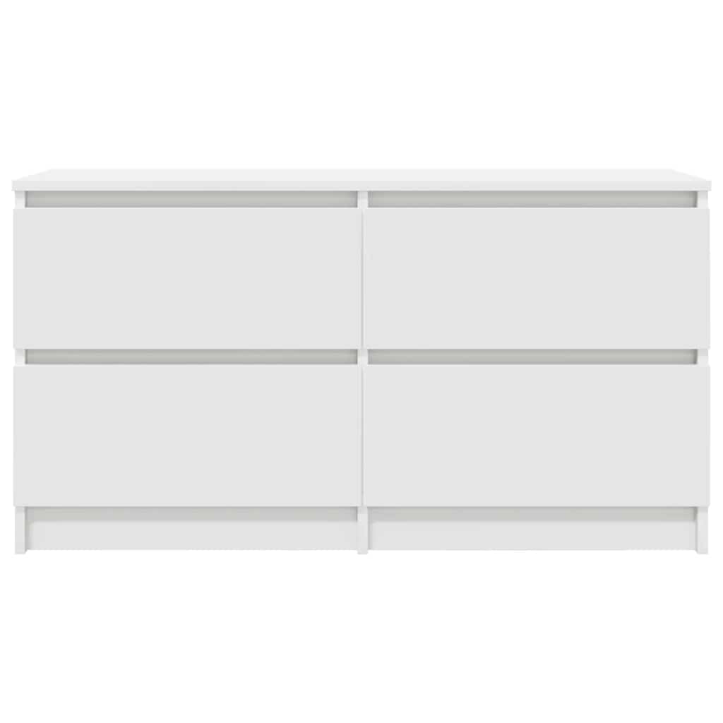 TV-Schrank Weiß 100x35x54 cm Holzwerkstoff