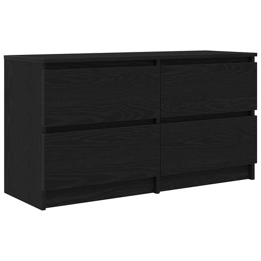 TV-skab Sort 100x35x54 cm Træ Materiale