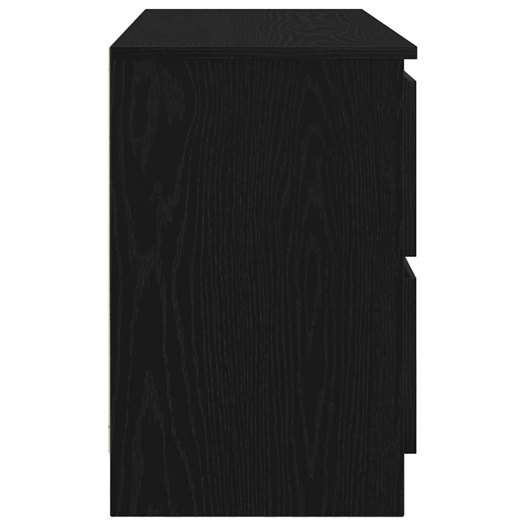TV-skab Sort 100x35x54 cm Træ Materiale