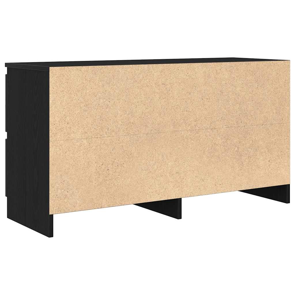 TV-skab Sort 100x35x54 cm Træ Materiale