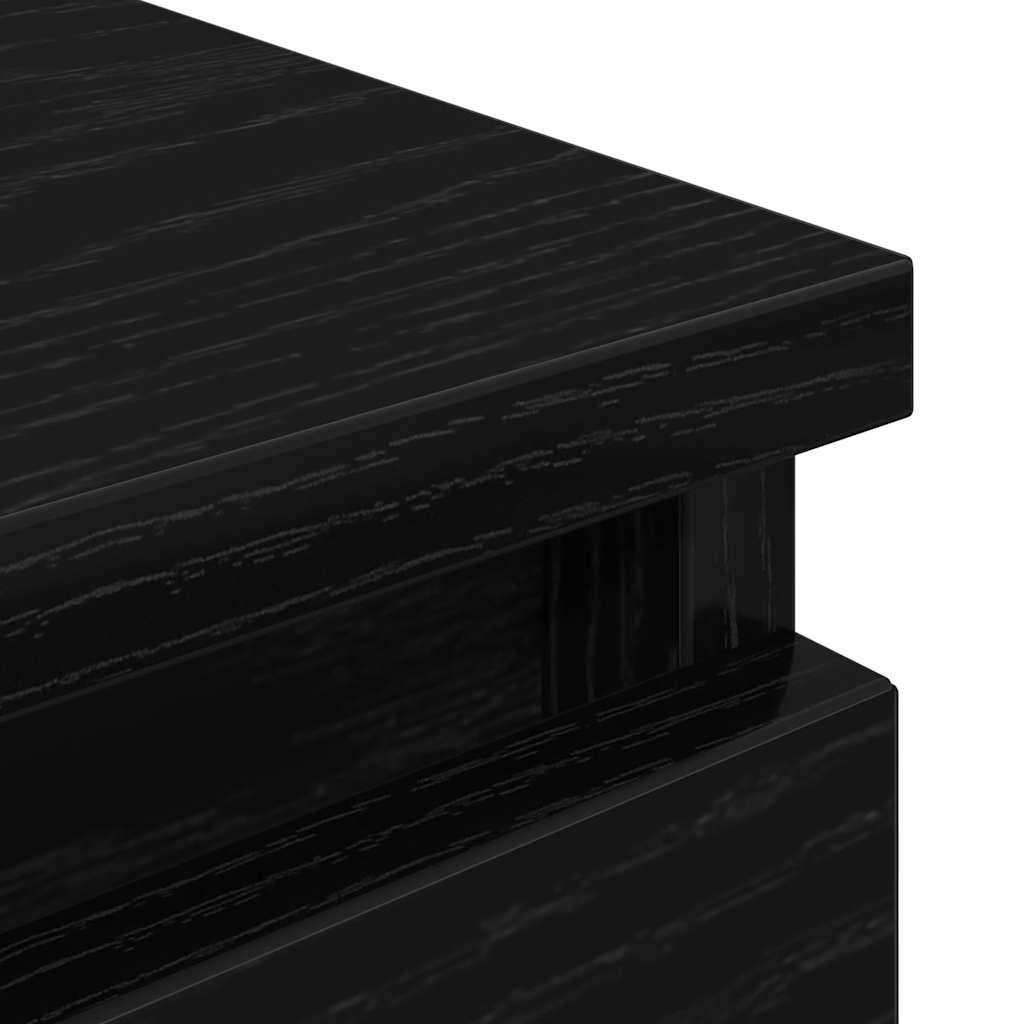 TV-skab Sort 100x35x54 cm Træ Materiale