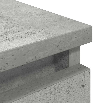 TV-Schrank Betongrau 100x35x54 cm Holzwerkstoff