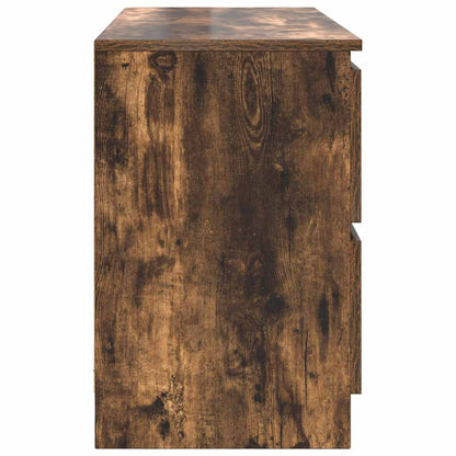 TV-Schrank Räuchereiche 100x35x54 cm Holzwerkstoff