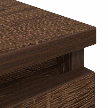 TV-Schrank Braun Eichen-Optik 100x35x54 cm Holzwerkstoff