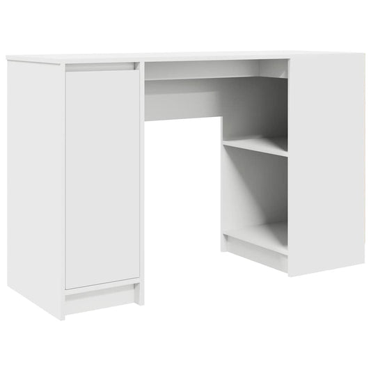 Schreibtisch Weiß 120x42x76 cm Holzwerkstoff