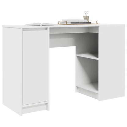 Schreibtisch Weiß 120x42x76 cm Holzwerkstoff