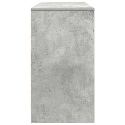 Schreibtisch Betongrau 120x42x76 cm Holzwerkstoff
