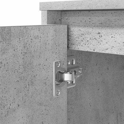 Schreibtisch Betongrau 120x42x76 cm Holzwerkstoff