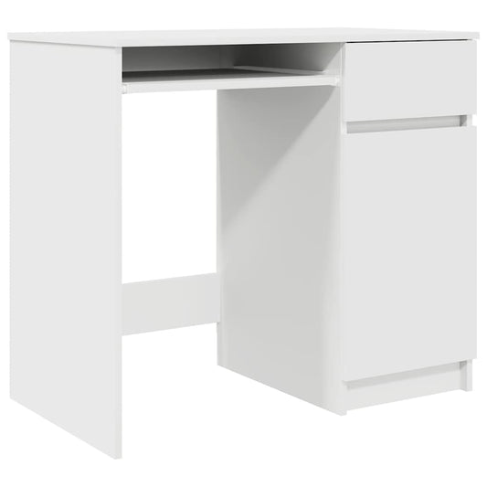 Schreibtisch Weiß 86x49x76 cm Holzwerkstoff