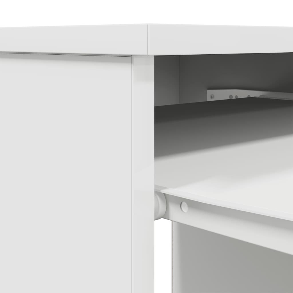 Schreibtisch Weiß 86x49x76 cm Holzwerkstoff