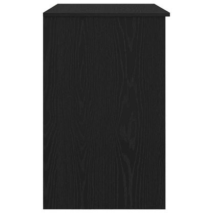 Schreibtisch Schwarz Eichen-Optik 86x49x76 cm Holzwerkstoff