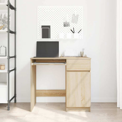 Schreibtisch Sonoma-Eiche 86x49x76 cm Holzwerkstoff