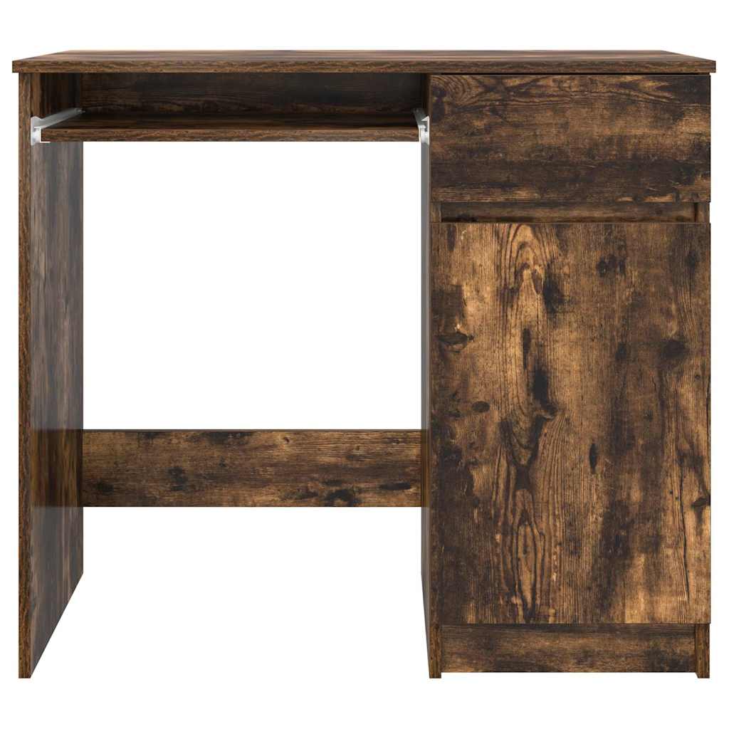 Schreibtisch Räuchereiche 86x49x76 cm Holzwerkstoff