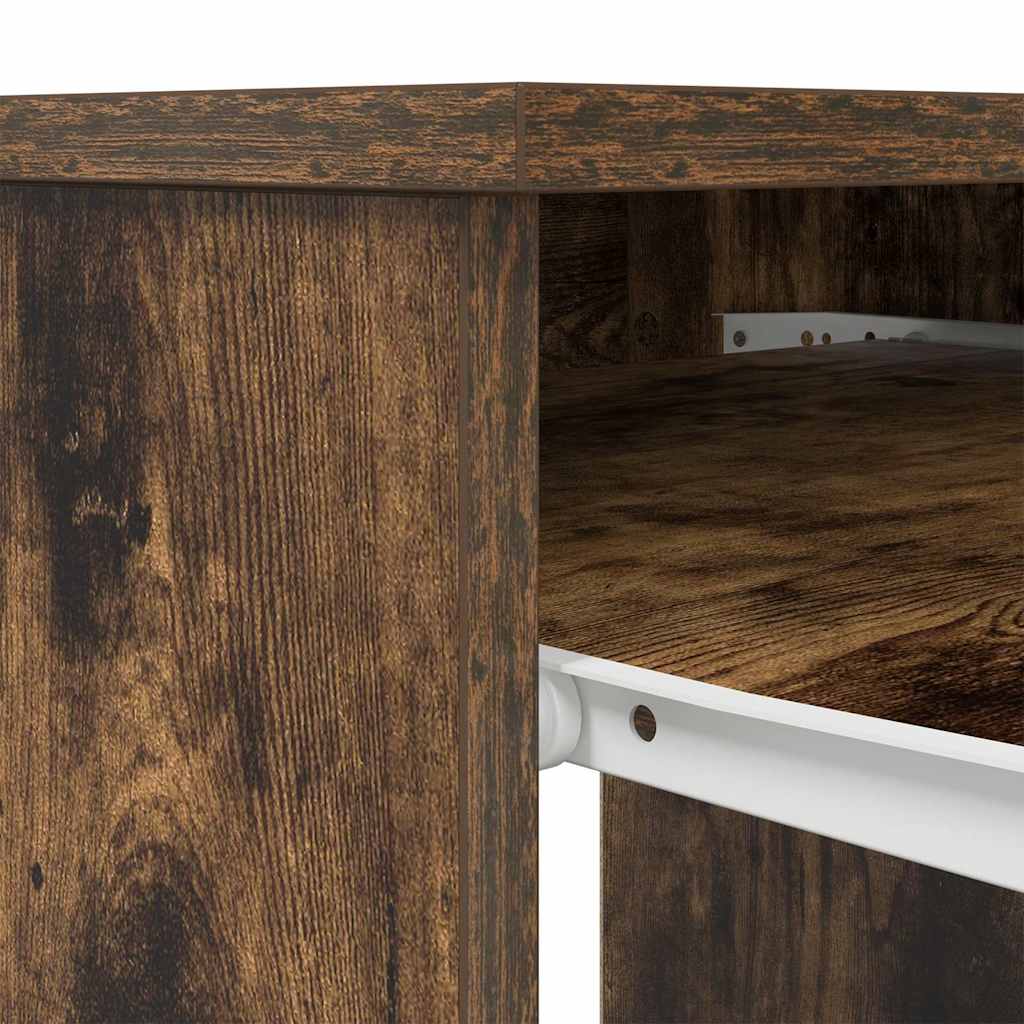 Schreibtisch Räuchereiche 86x49x76 cm Holzwerkstoff