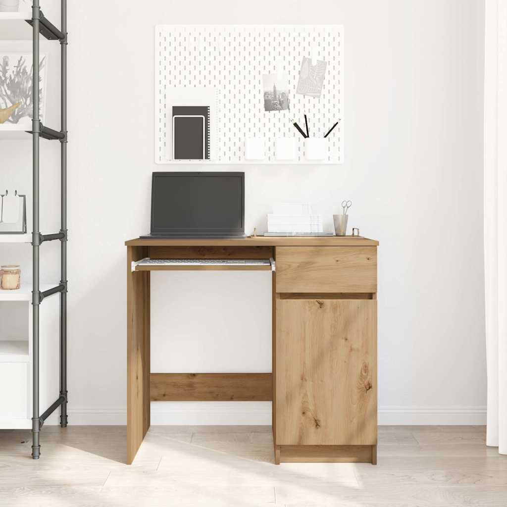 Schreibtisch Artisan-Eiche 86x49x76 cm Holzwerkstoff