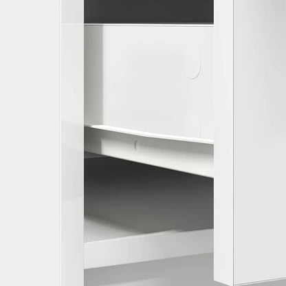Sideboard mit Schubladen und Türen Weiß 70,5x34x74,5 cm