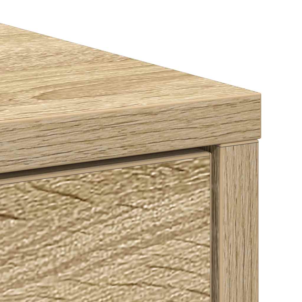 Sideboard mit Schubladen und Türen Sonoma-Eiche 73x31x90 cm