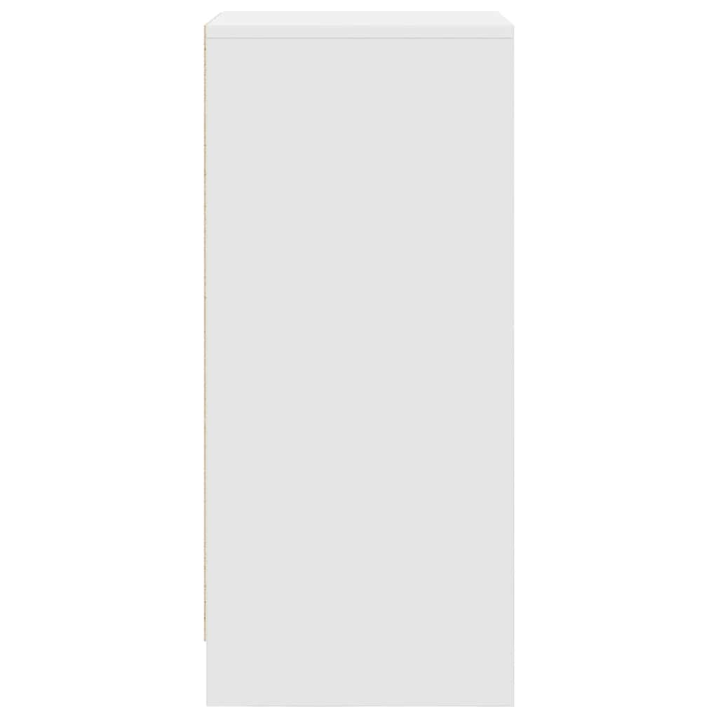 Schuhschrank Weiß 29,5x34x76 cm Holzwerkstoff