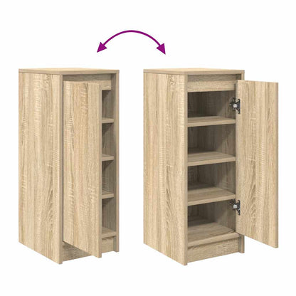 Schuhschrank Sonoma-Eiche 29,5x34x76 cm Holzwerkstoff