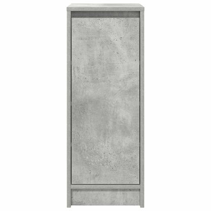 Schuhschrank Betongrau 29,5x34x76 cm Holzwerkstoff