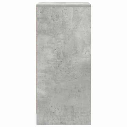 Schuhschrank Betongrau 29,5x34x76 cm Holzwerkstoff