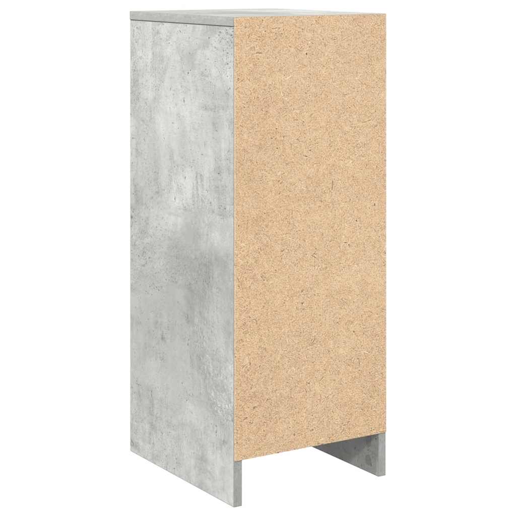 Schuhschrank Betongrau 29,5x34x76 cm Holzwerkstoff