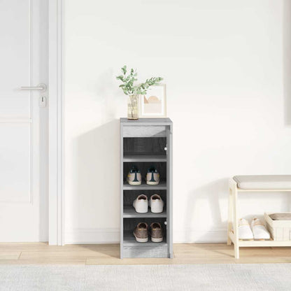 Schuhschrank Grau Sonoma 29,5x34x76 cm Holzwerkstoff