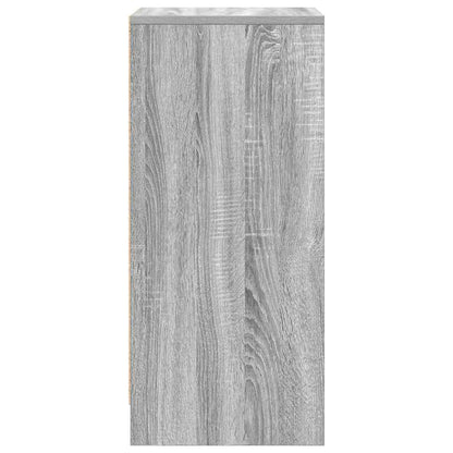 Schuhschrank Grau Sonoma 29,5x34x76 cm Holzwerkstoff
