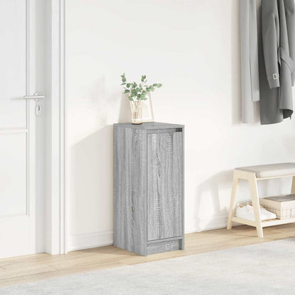 Schuhschrank Grau Sonoma 29,5x34x76 cm Holzwerkstoff