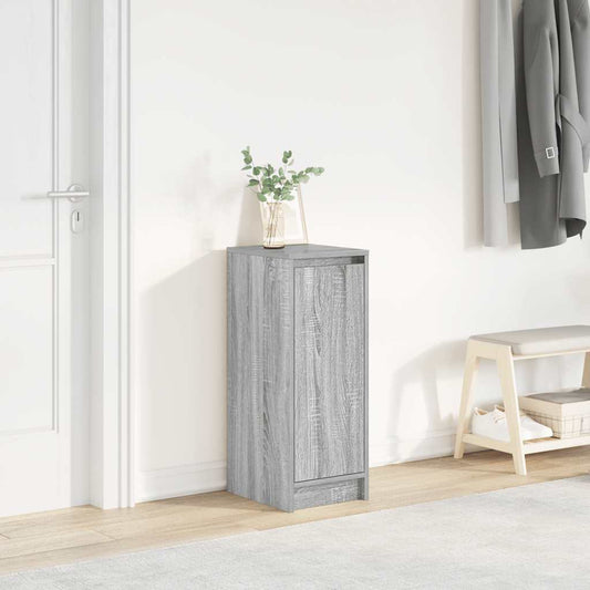 Schuhschrank Grau Sonoma 29,5x34x76 cm Holzwerkstoff