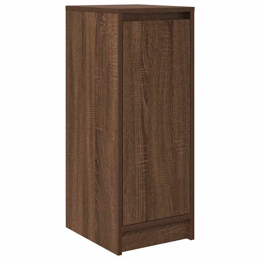 Schuhregal Braun Eichen-Optik 29,5x34x76 cm Holzwerkstoff