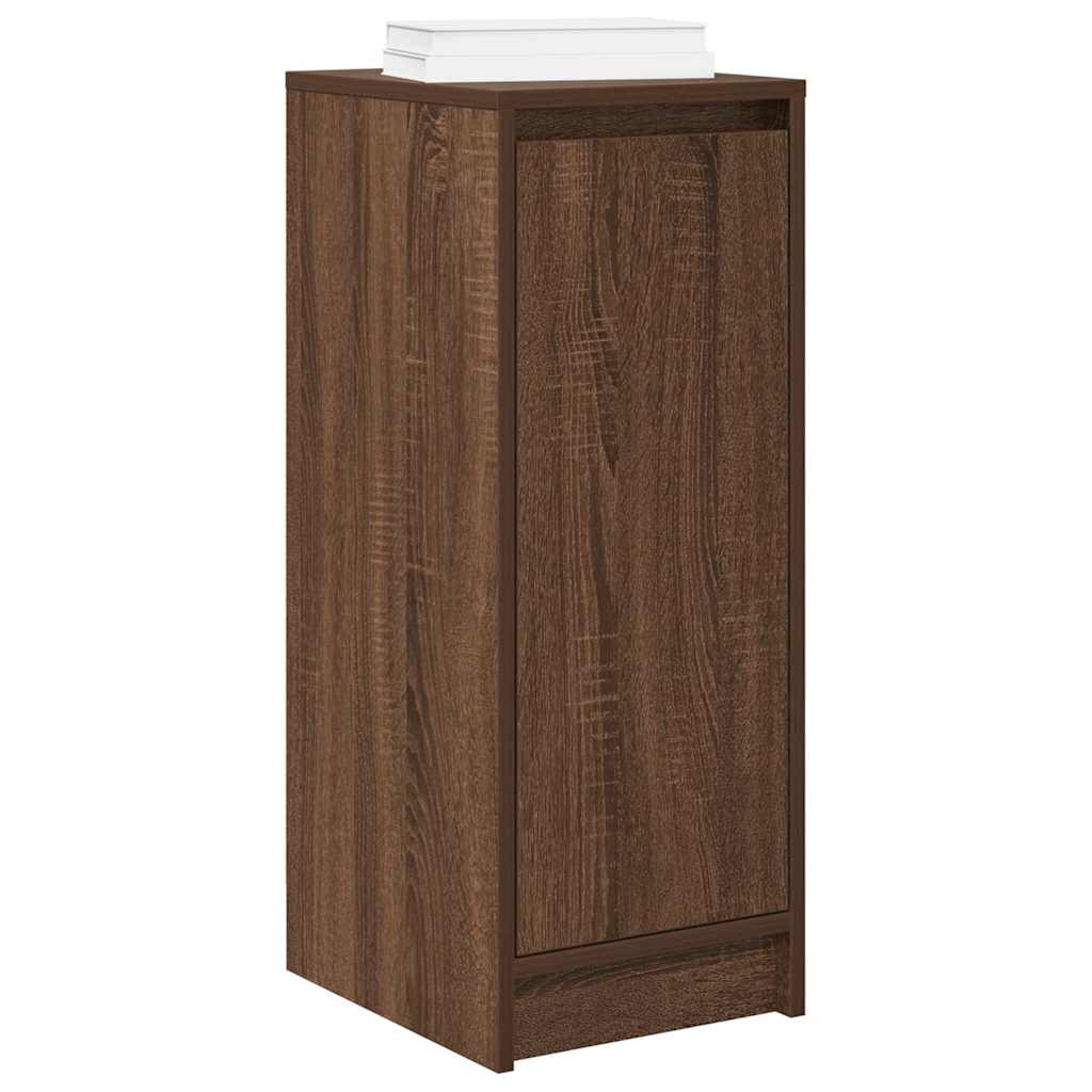 Schuhregal Braun Eichen-Optik 29,5x34x76 cm Holzwerkstoff