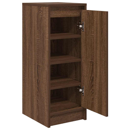 Schuhregal Braun Eichen-Optik 29,5x34x76 cm Holzwerkstoff