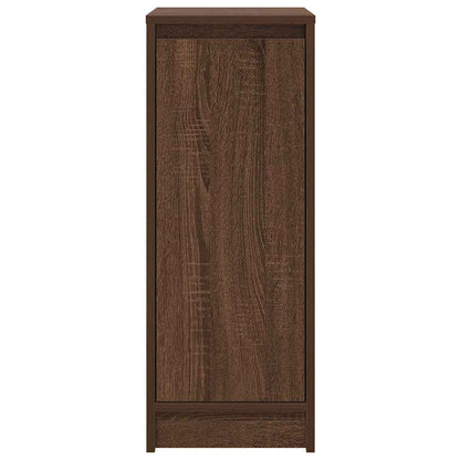 Schuhregal Braun Eichen-Optik 29,5x34x76 cm Holzwerkstoff