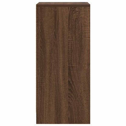 Schuhregal Braun Eichen-Optik 29,5x34x76 cm Holzwerkstoff