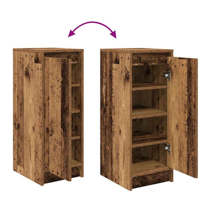 Schuhschrank Altholz-Optik 29,5x34x76 cm Holzwerkstoff