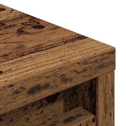 Schuhschrank Altholz-Optik 29,5x34x76 cm Holzwerkstoff