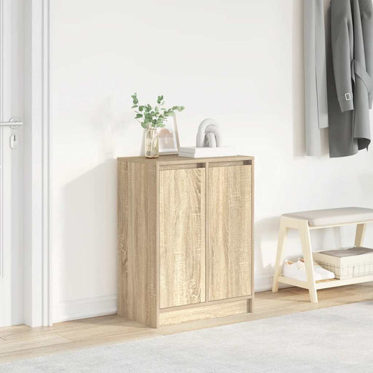 Schuhschrank Sonoma-Eiche 57x34x76 cm Holzwerkstoff